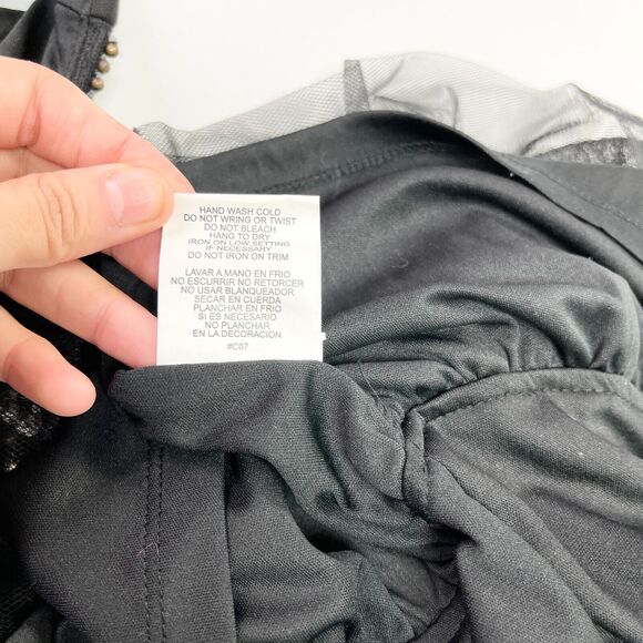 Love‎ Rein Fit Flare Dress Juniors 7 Whimsigoth Fairy Grunge Retro Bling Beaded - Picture 9 of 9